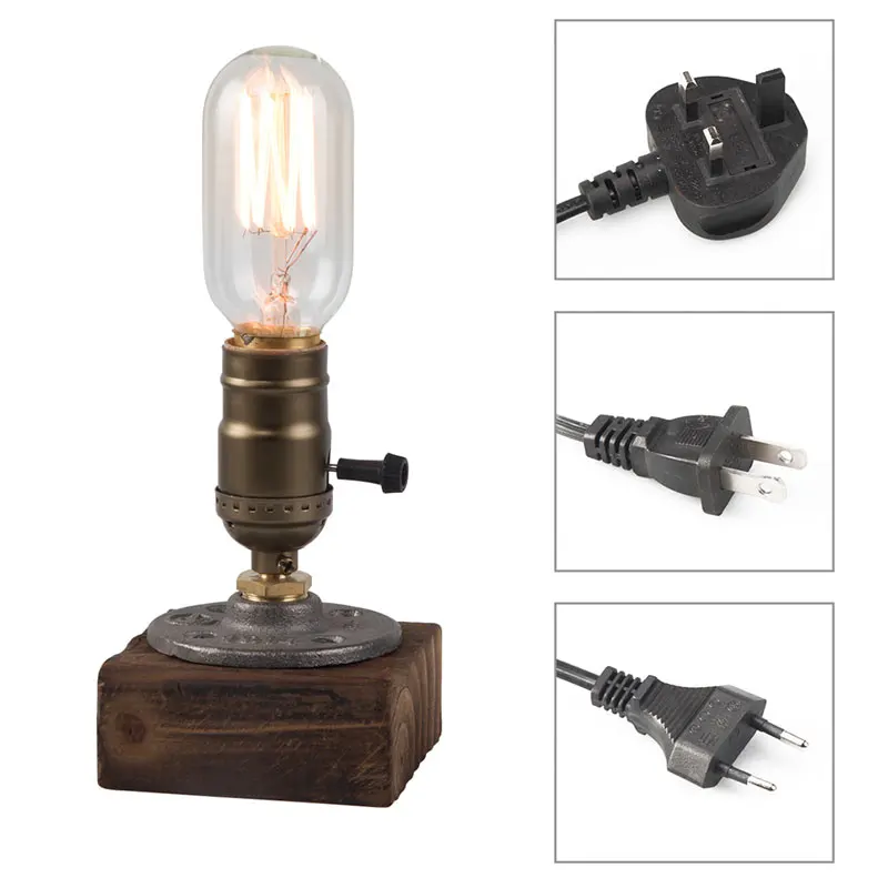 Oygroup деревянные настольные лампы романтический современный затемнения