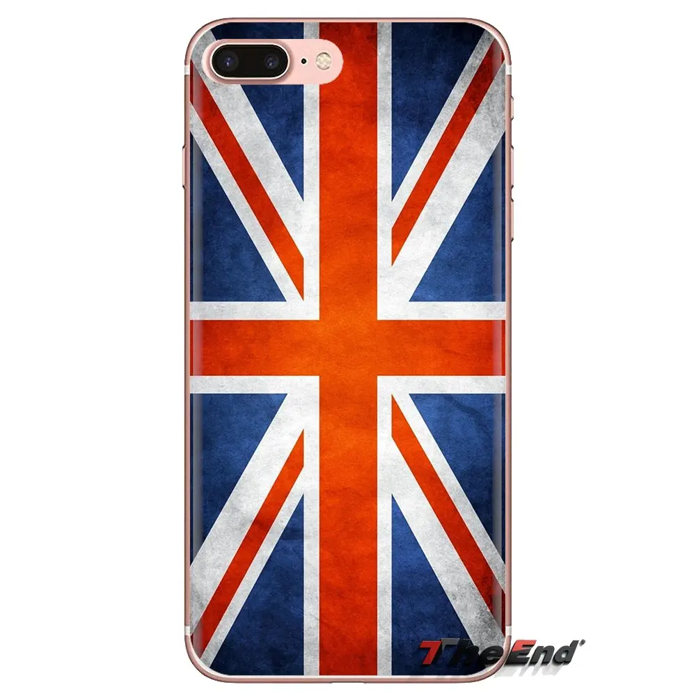 For Xiaomi Mi3 Samsung A10 A30 A40 A50 A60 A70 Galaxy S2 Note 2 Grand Core Prime Soft Transparent Shell Covers england uk flag |