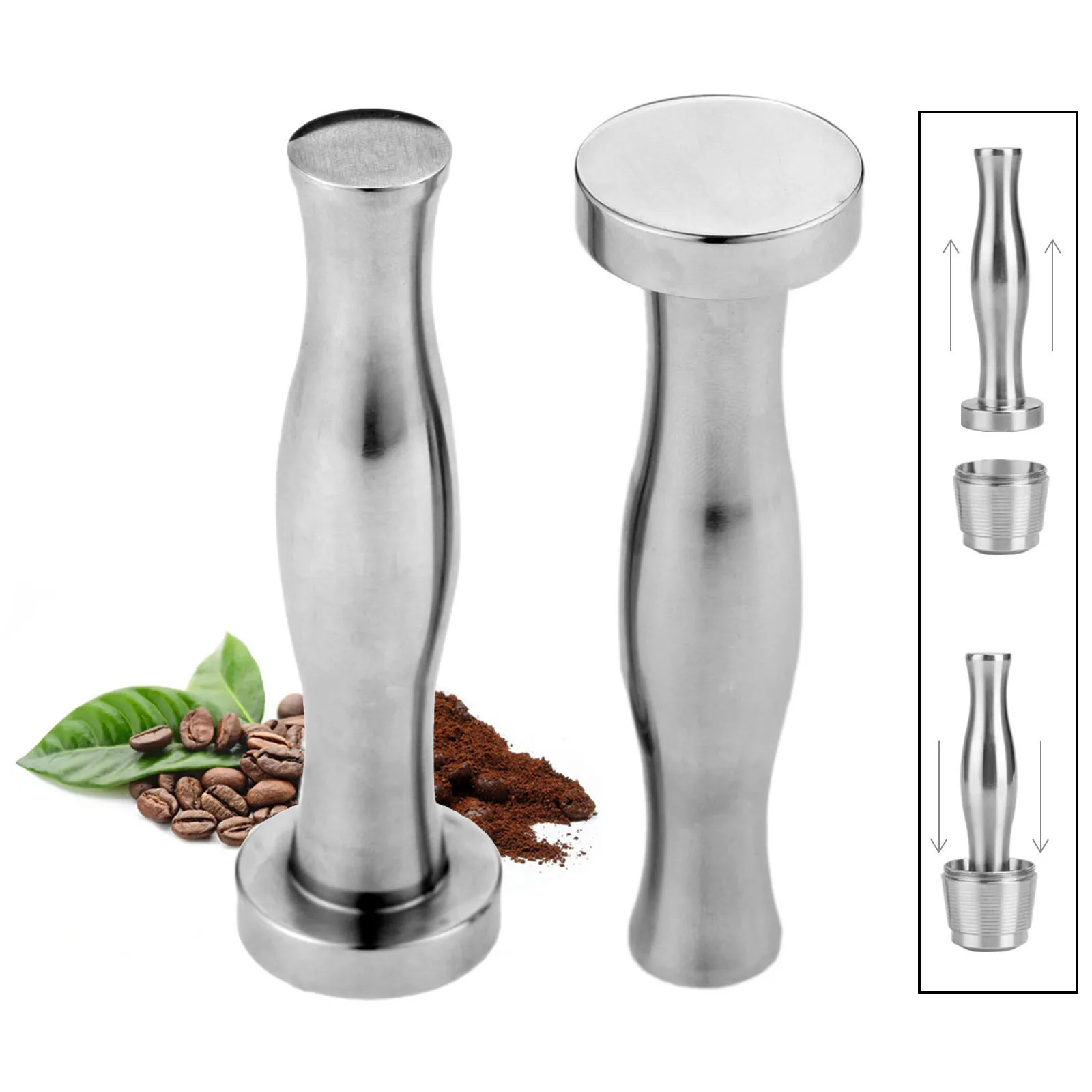 Многоразовый Темпер для кофе 1 шт. капсула из нержавеющей стали Капсульная