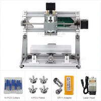 new laser cnc 2 in 1 mini cnc 1610 500mw laser cnc engraving machine wood carving machine diy mini cnc router with grbl control
