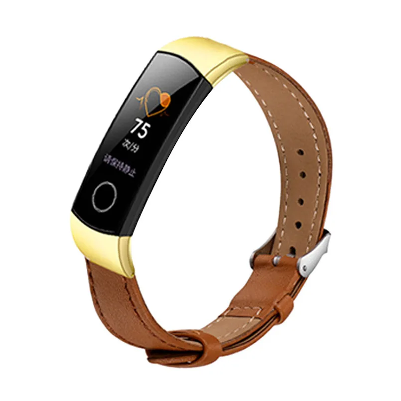 Кожаный ремешок на запястье для Huawei Honor Band 5 4 сменный Браслет часов