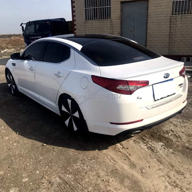 Спойлер для Kia Optima K5 2011 2013 неокрашенный цветной задний спойлер из АБС пластика на