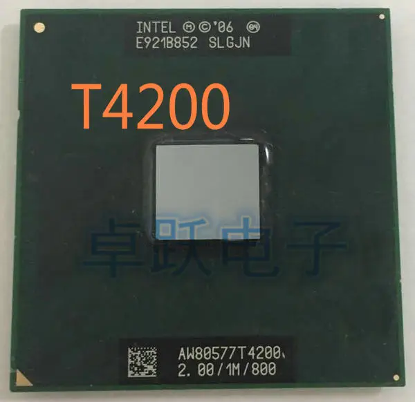 Оригинальный процессор Intel T4200 2 0/1M/800 оригинальная официальная версия