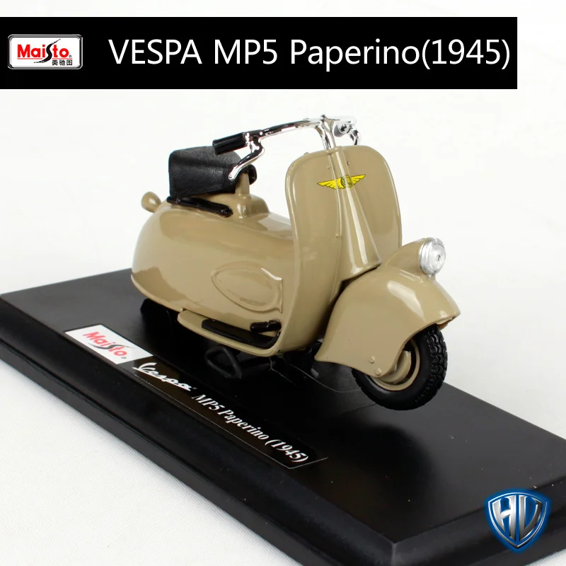 04340 Maisto 1:18 12 Скутеры Vespa мотоциклетные литые под давлением для женщин мотоциклетные мини мотоцикл модель подарок для коллекционирования 39540 - Цвет: 04340