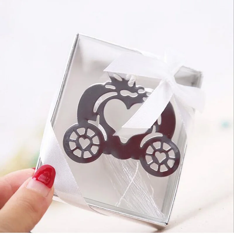 Карета для Золушки в форме тыквы металлическая закладка свадебного украшения