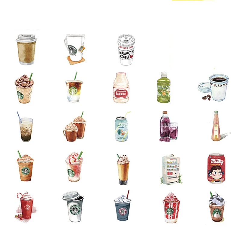 (46 шт./лот) I love drink Label Stickers декоративные канцелярские наклейки скрапбукинг сделай