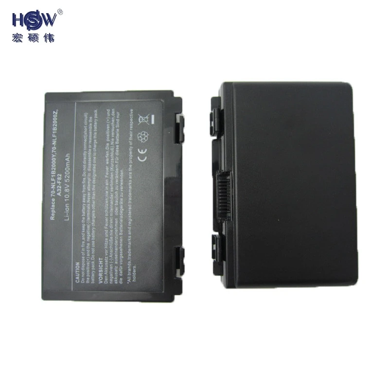 HSW ноутбук Батарея для Asus K40 K40E F83S K6C11 F52 K50 K51 K60 K61 K70 P50 P81 X65 X70 A32-F82 A32-F52 L0690L6 L0A2016 |