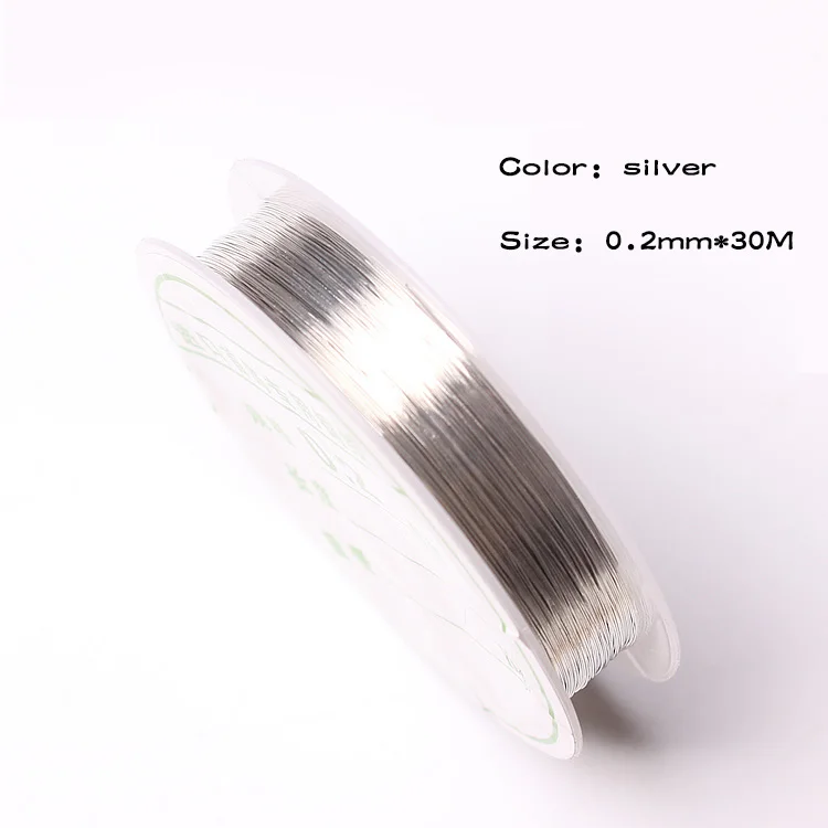 silver 1 roll 1 рулон японской моды металлический рулон Золото/Серебро Дизайн ногтей медная проволока рулон ленты DIY 3D наклейки для украшения ногтей 0,2 мм* 30 м - Цвет: silver 1 roll