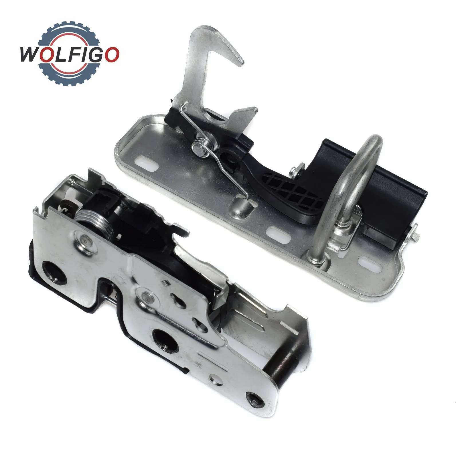 WOLFIGO 2 шт. Верхняя и нижняя крышка капота защитный открытый замок защелка для VW Golf