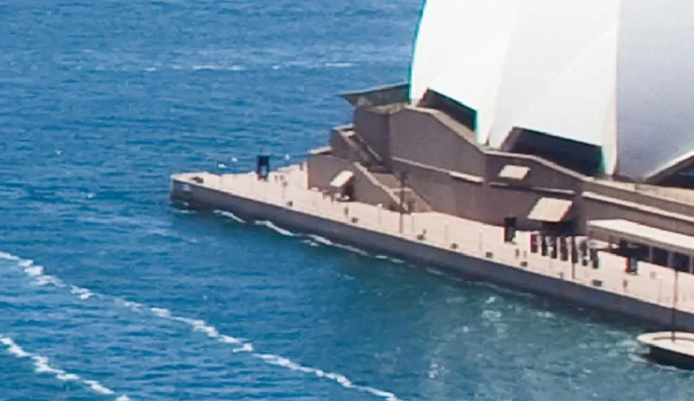 Фон для студийной фотосъемки с 3d-изображением сиднейской оперы пола балкона