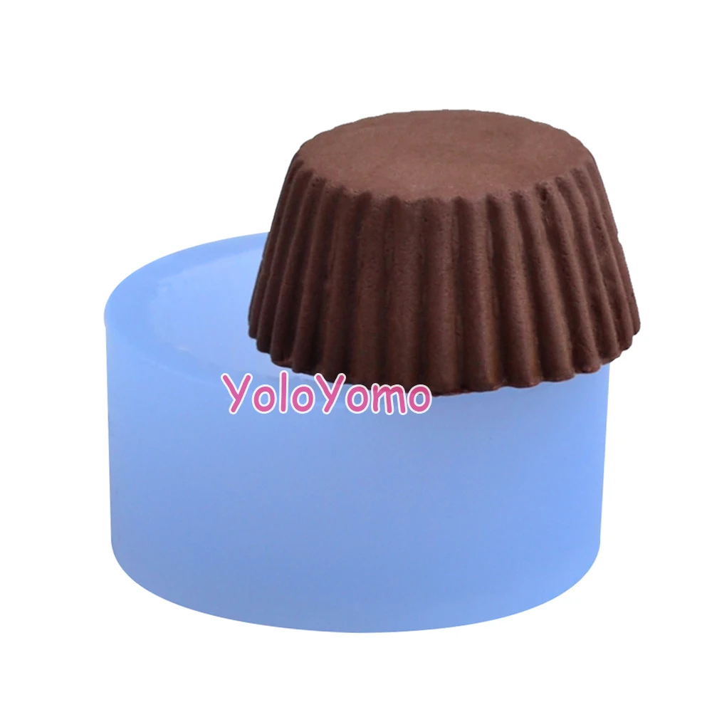 G158YL Форма для кексов Tart нижняя часть 23 мм Гибкая силиконовая форма Decoden Kawaii