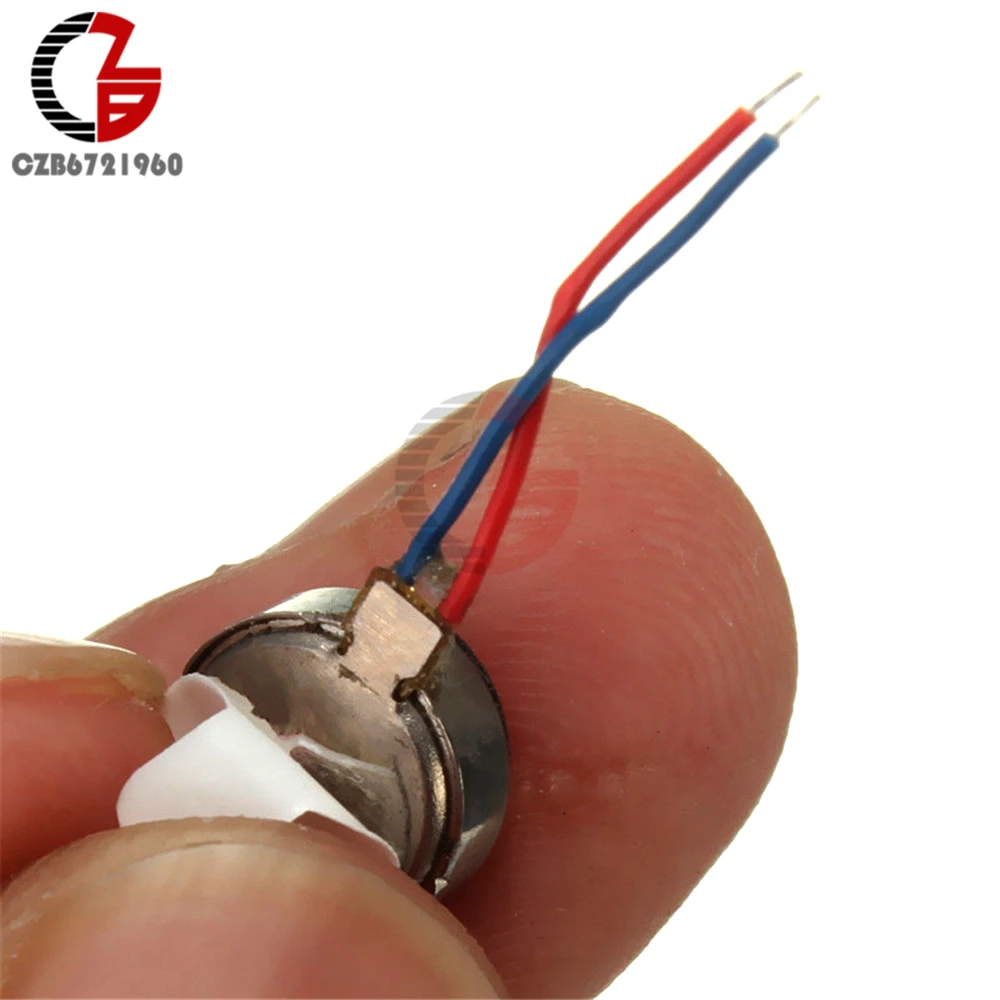 2 шт. плоский вибрирующий мини мотор для телефона 3 в пост. Тока 8*3 4 мм|mini motor|mini micro