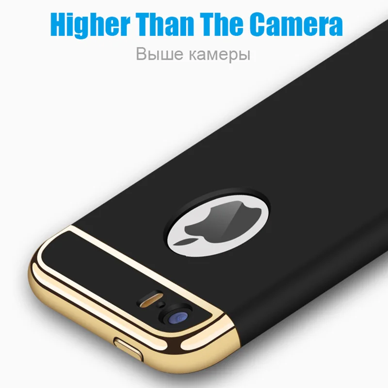 YAMIZOO 5s For iPhone se 5 Case 360 protection Phone Cases On Luxury Full Hard Plastic Coque Back Cover |