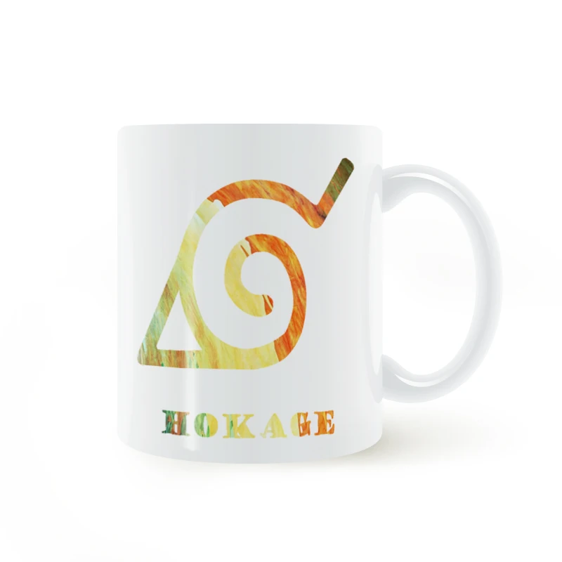 Аниме Наруто Hokage Логотип Кружка Кофе Молоко керамика творческий DIY подарки