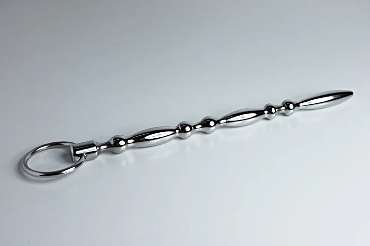 Уретральный расширитель мужской из нержавеющей стали длиной 18 см со звуковым