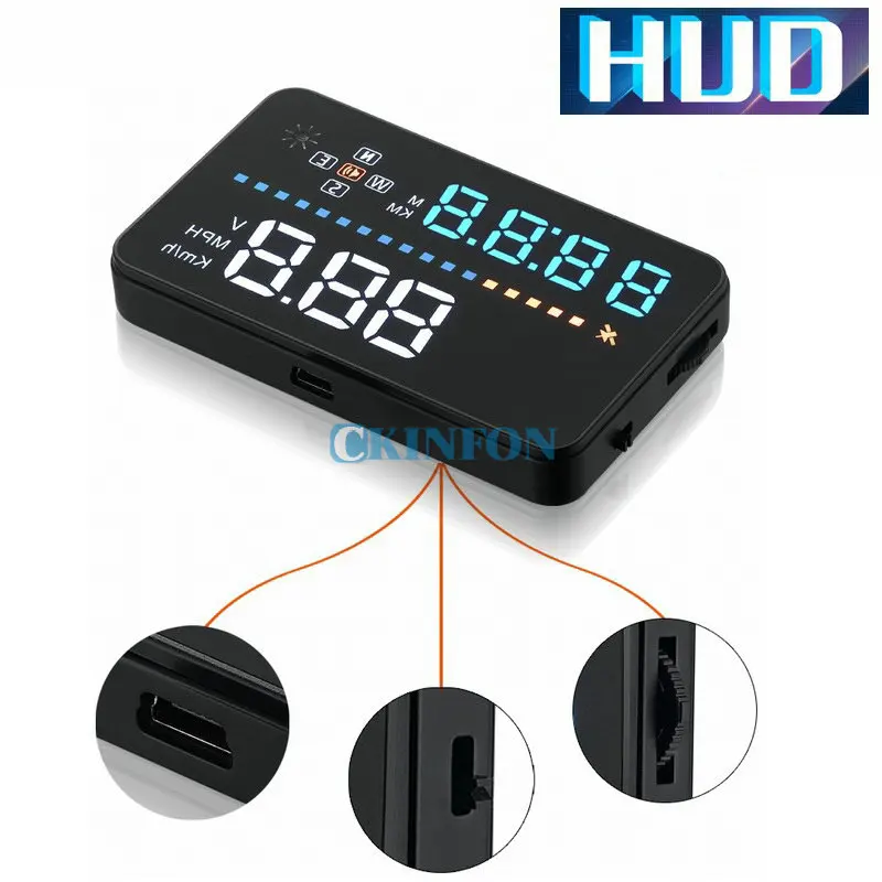 10 шт./лот новый A3 Автомобильный дисплей HUD для измерения скорости