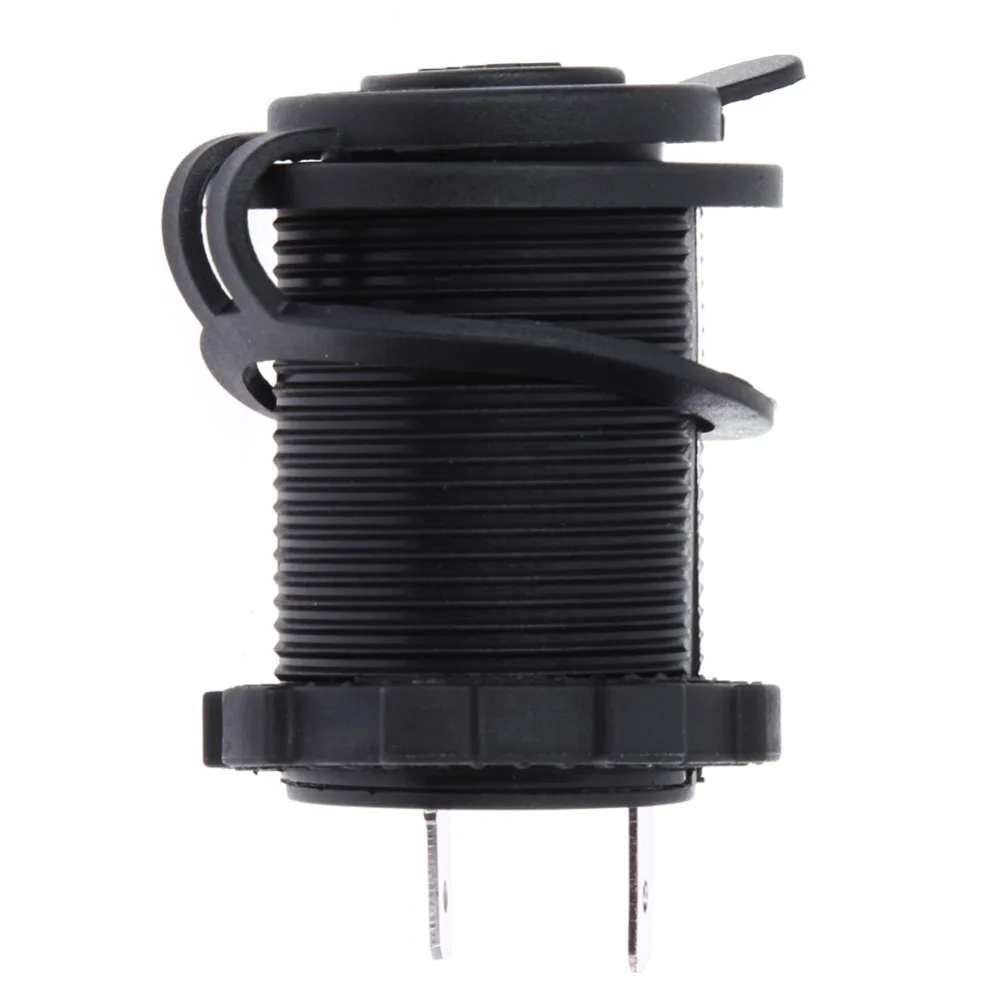 12V 120W мотоцикл автомобиль Лодка аксессуар трактора Водонепроницаемый Зажигалка для сигарет розетка авто-Стайлинг, черный цвет
