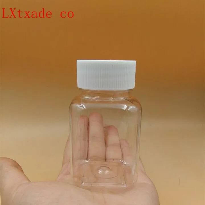 Прозрачные пустые пластиковые квадратные бутылки новые оригинальные