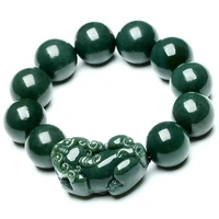 xinjiang natural hetian jade beads hand carved pixiu bracelet jewelry gift wholesale