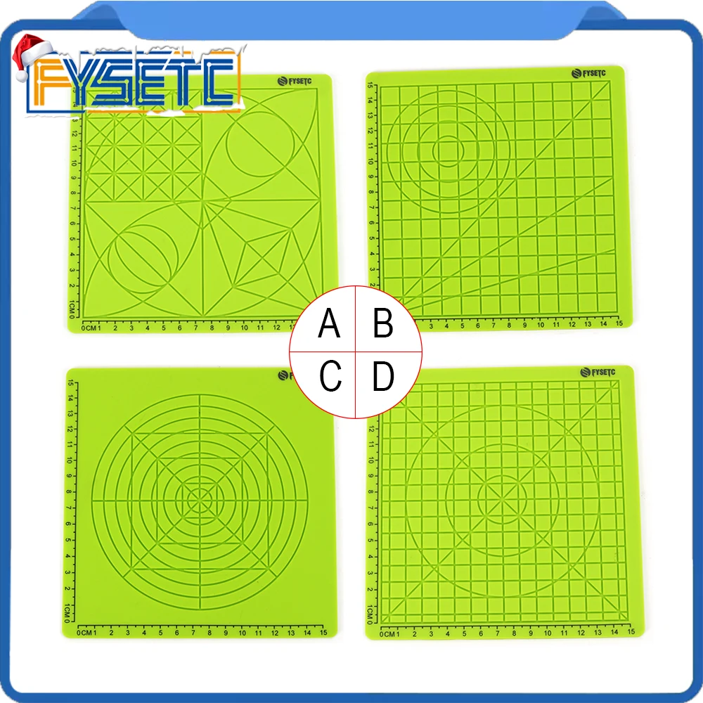

3D Printer Parts Multi-Purpose 3D Design Green Silicone Mat Basic Template Gift + 10M PLA Filament 1.75mm For 3D Printer Pens