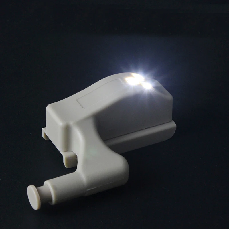 2 шт. светодиодный светильник для шкафа кухни Петля двери автоматически