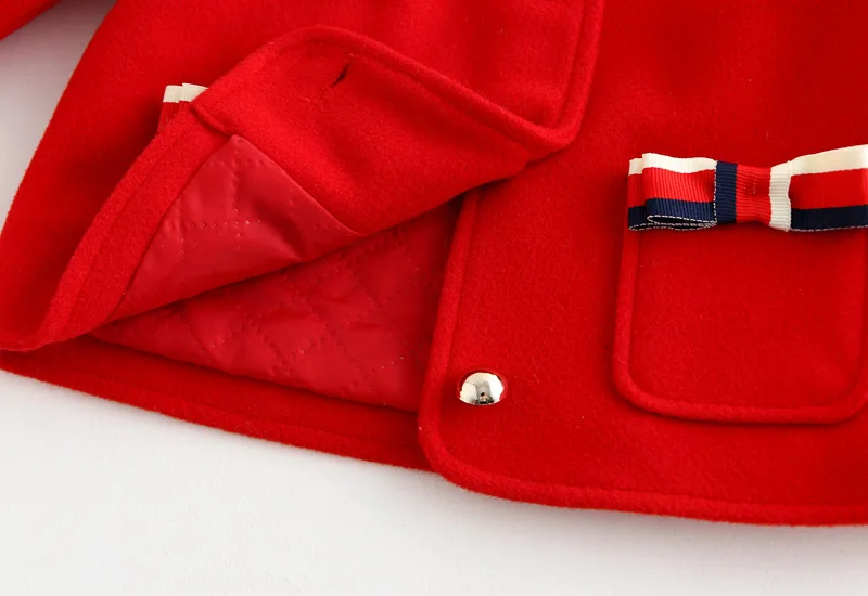 

2pcs 2019 Kids Sets for Girls Red Wool Coats+skirt Baby Girls Jackets and Coats Kids Suits Baby Girls Jackets Sets Clothing Sets
