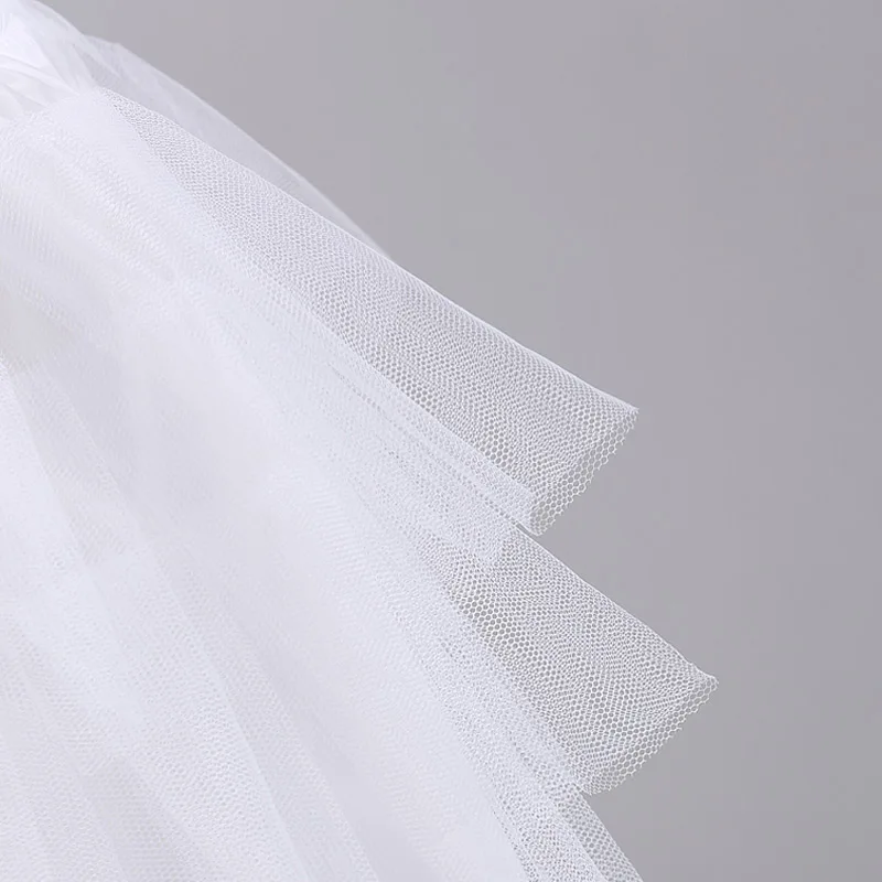 Детский 4 х слойный Белый подъюбник для девочек #6|petticoat white|petticoat petticoatpetticoat girl |