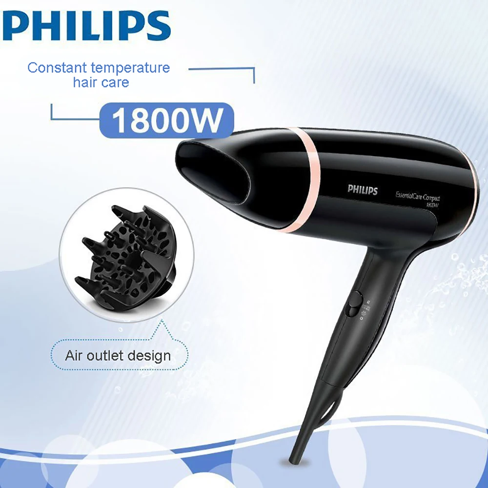 Фен для волос PHILIPS BHD009/05 бытовой фен высокой мощности с горячим и холодным