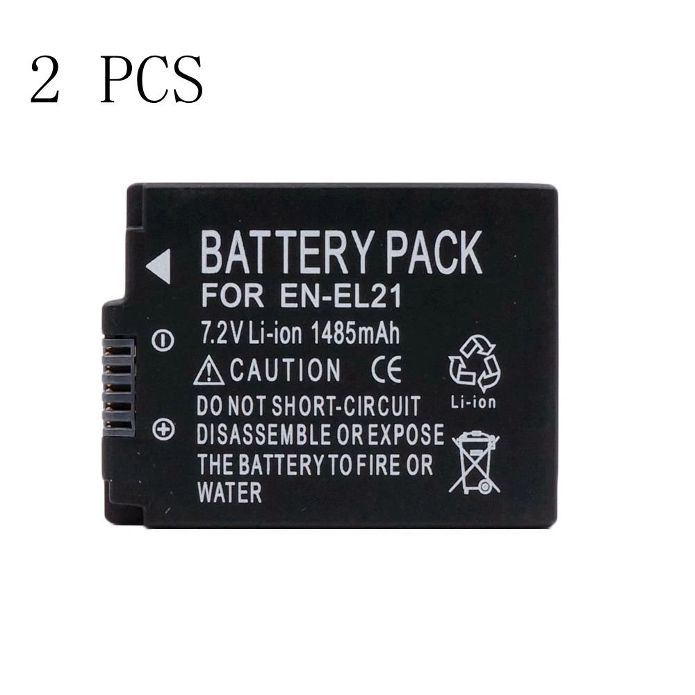 WHCYonline 2 шт. Аккумулятор для камеры ENEL21 EN EL21 1485 мАч Nikon 1V2 1 V2|battery for nikon|camera batterybattery