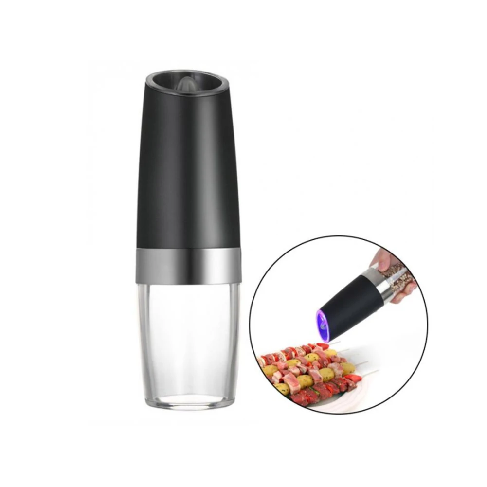 Battery Operated Sensor Spices Grinders Shaker Creative Refillable Salt Pepper Mill With Adjustable Ceramic Rotor Large Capacit | Дом и сад