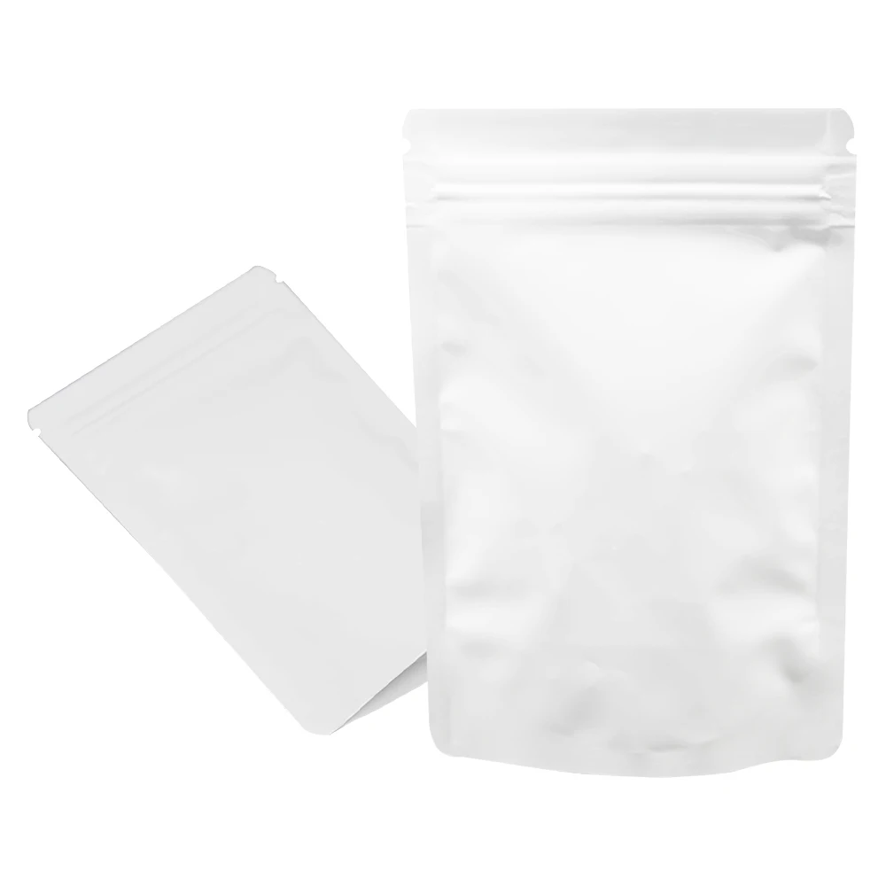 100 шт./лот цветная упаковочная сумка Doypack из алюминиевой фольги с замком молнией