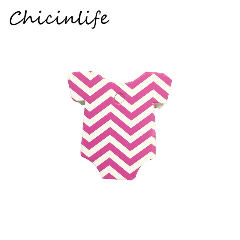 Chicinlife 100 шт. синяя/Розовая одежда бумажная карточка баннер мальчик/девочка день