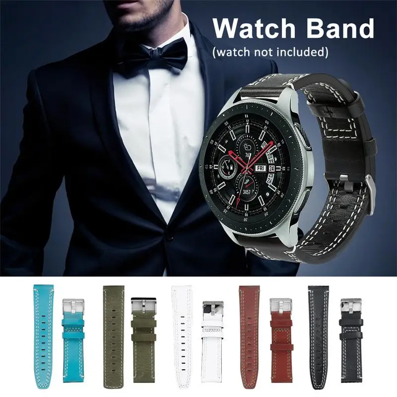 Кожаный ремешок для часов Ремешок для samsung Galaxy Watch 46 мм SM-R800 версия замена Браслет ремешок