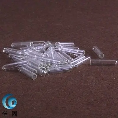 Лот 100 лабораторная стеклянная посуда 6х30 мм Маленькая тестовая трубка для