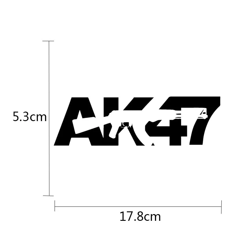 Автостайлинг AK 47 пистолет автомобильные наклейки автоаксессуары для Jeep Renegade