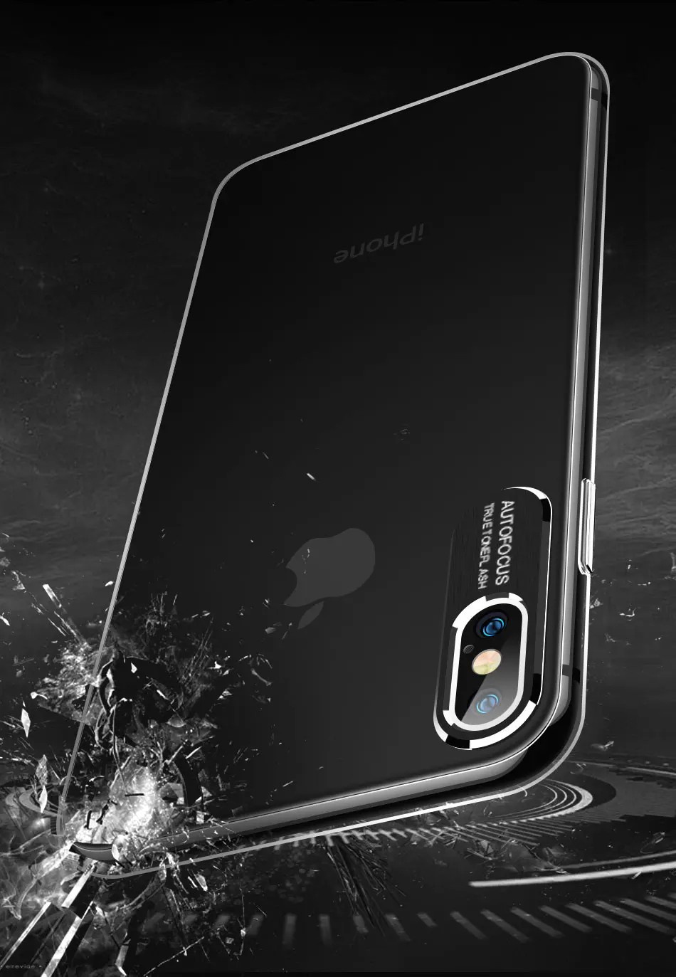 IHaitun Роскошный чехол для глаз для iPhone XS MAX XR X чехол s Защита объектива прозрачная задняя крышка для iPhone 7 8 Plus X 10 чехол для телефона s
