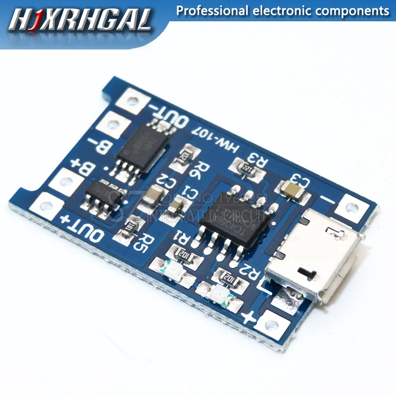 50 шт. 5 в 1 а Micro USB TP4056 18650 литиевая батарея зарядная плата модуль зарядного