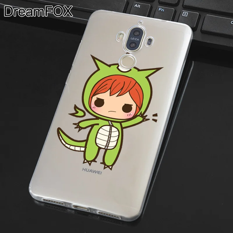 DREAMFOX L282 Fashion Dinosaur Design Soft TPU Silicone Case Cover For Huawei Mate G 7 8 9 10 Nova 2 Lite Pro Plus |