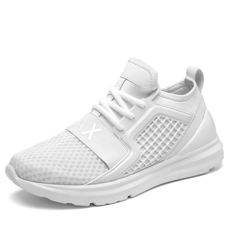 Дышащие кроссовки для мужчин Черные и белые спортивные Zapatos corrientes de verano Red chaussure