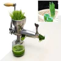 manual stainless steel wheat grass fruit vegetable juicer machine zf