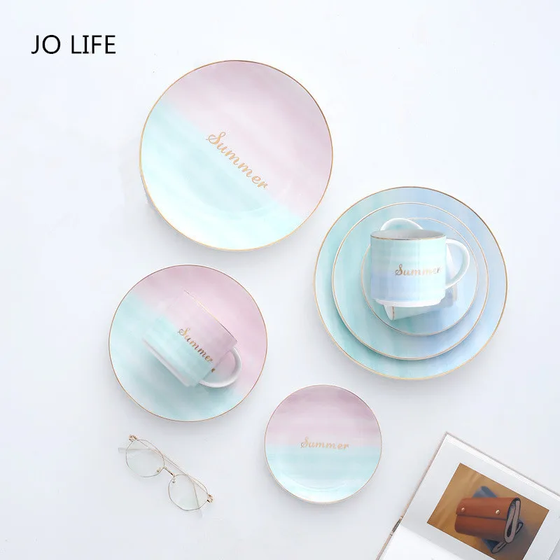 Посуда для дома JO LIFE Фруктовая тарелка салатное блюдо 6/8/10 дюйма Скандинавская