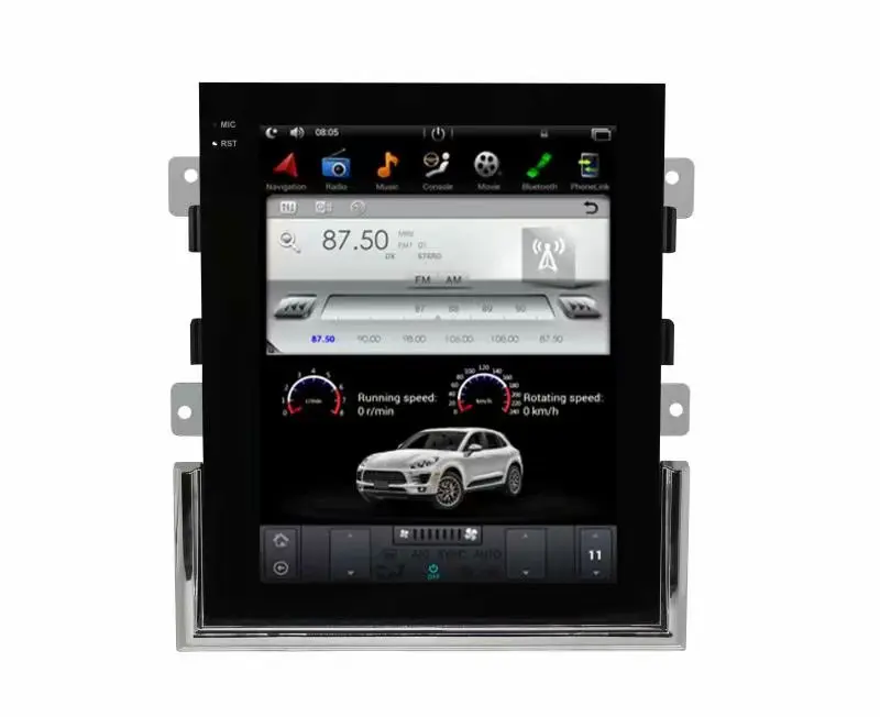 Автомобильный dvd плеер в стиле tesla для Porsche Macan 2016 2017 с android 9 0 автомагнитола стерео