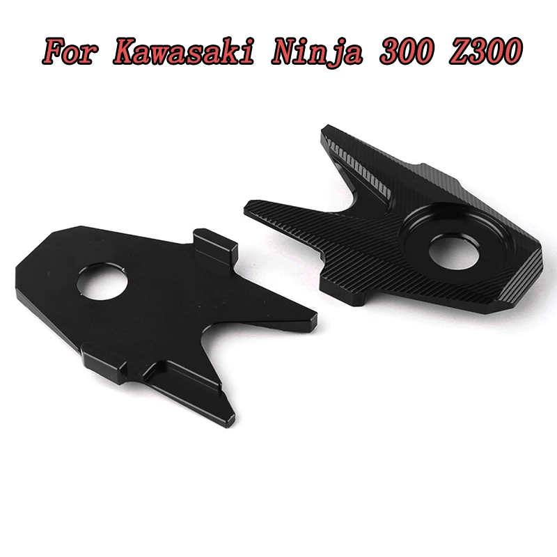 

Motorcycle Accessories CNC Aluminum Alloy Chain Adjuster Positioning Indicator Decorative Cover For Kawasaki Ninja 300 Z300