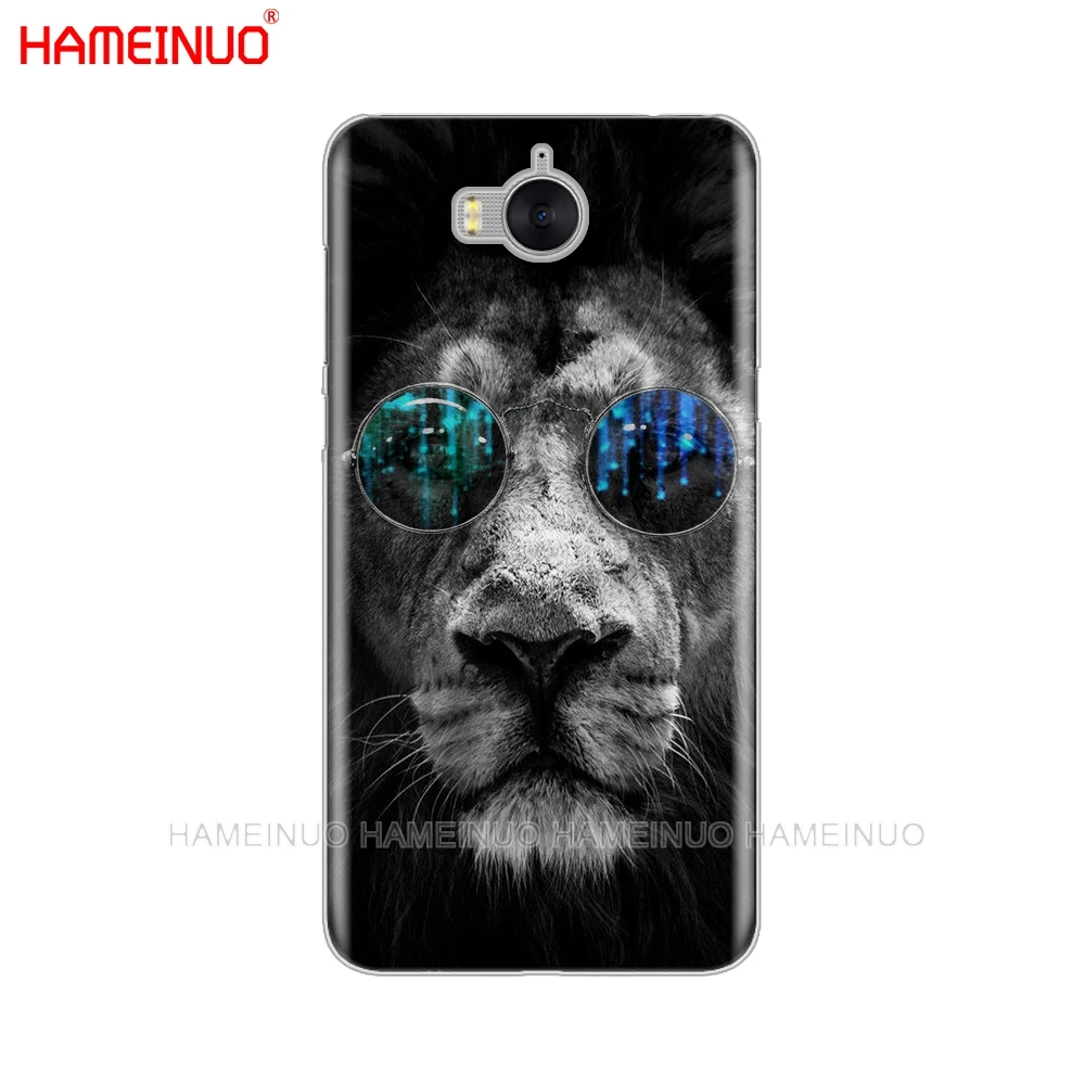 HAMEINUO Модный чехол для мобильного телефона с изображением Льва Тигра huawei honor 3C 4X 4C