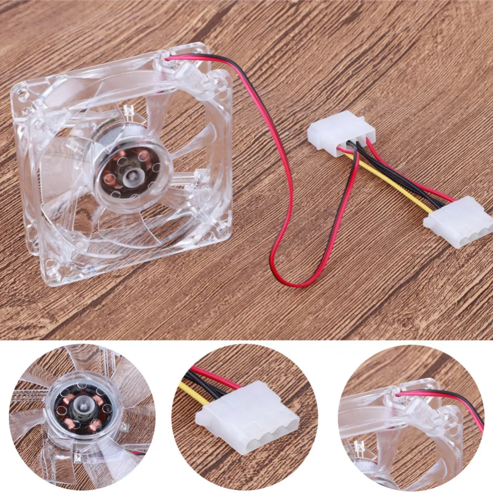 Новое поступление компьютерный 80 мм вентилятор охлаждения со