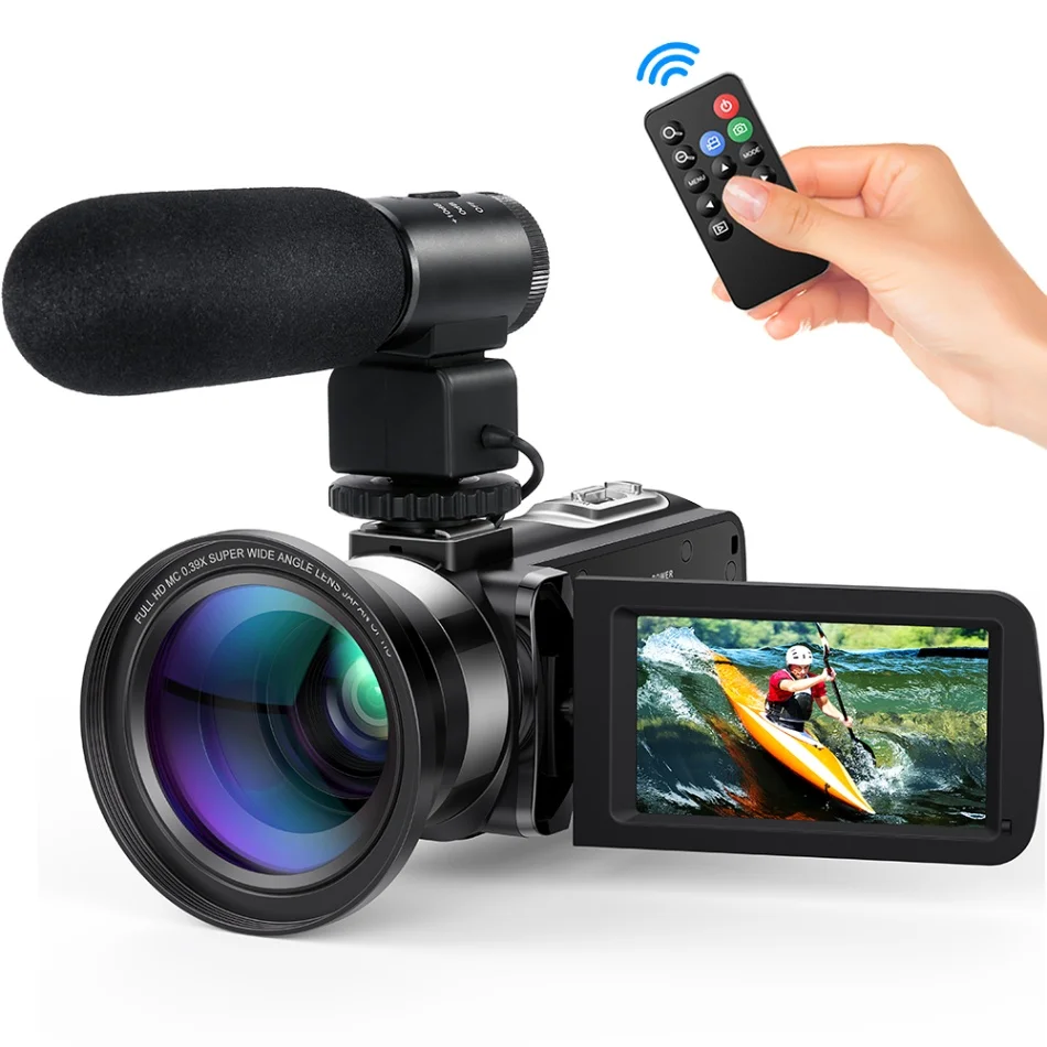 Option 4 Andoer FHD 1080P Портативная Цифровая видеокамера Camecorder инфракрасное ночное видение 3," Вращающийся ЖК-экран 24MP 16X цифровой зум - Цвет: Option 4