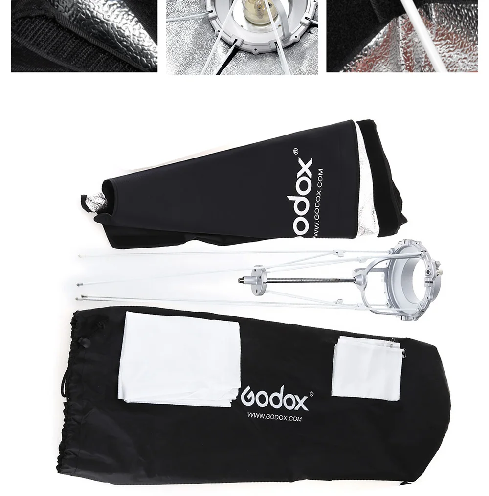 Godox SB-UE восьмиугольный зонтик софтбоксы 120 см портативный для вспышки Speedlite с Bowens крепление