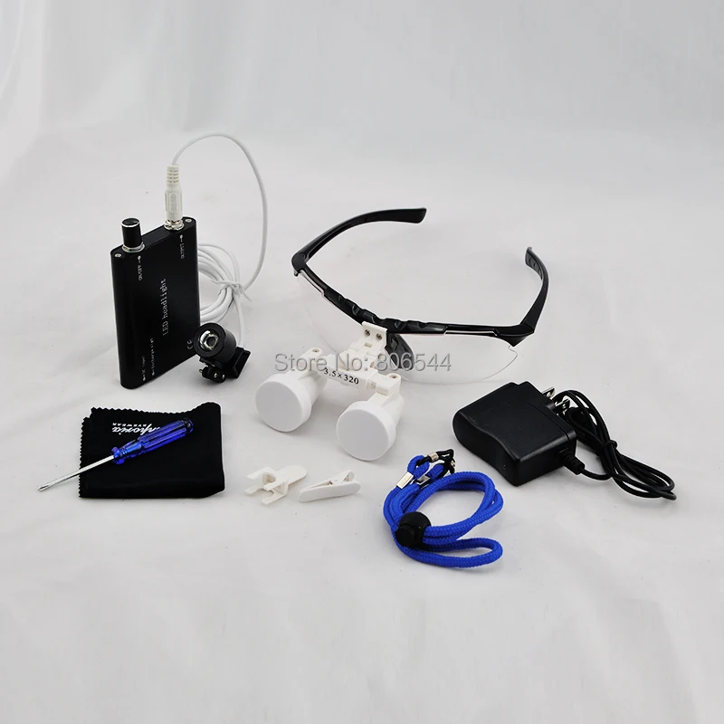 Распродажа! Стоматологические хирургические бинокулярные лупы 3 5x320 мм (новый