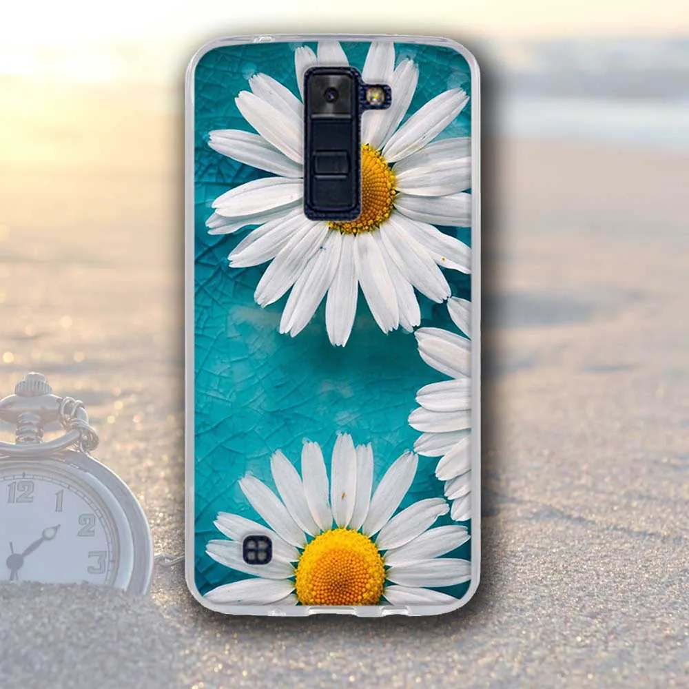 Чехол для телефона LG K8 K350N K350DS LTE K350E Escape 3 K373 Phoenix 2 мягкий силиконовый чехол-накладка для LG K7 K10 Leon Spirit сумки - Цвет: 7