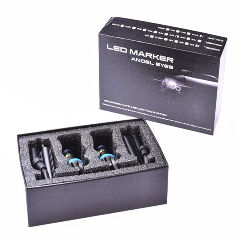 Нет ошибки высокой мощности 120 Вт E92 H8 Canbus LED Angel Eyes CRE E для BMW E71 E90 E91 M39 E89 E82 E87 520Li 520d